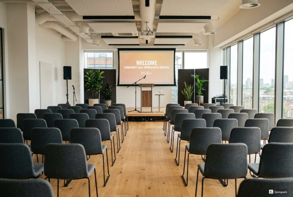 周年パーティーや社内表彰式を開催するうえで、規模ややりたいことを事前に確認。